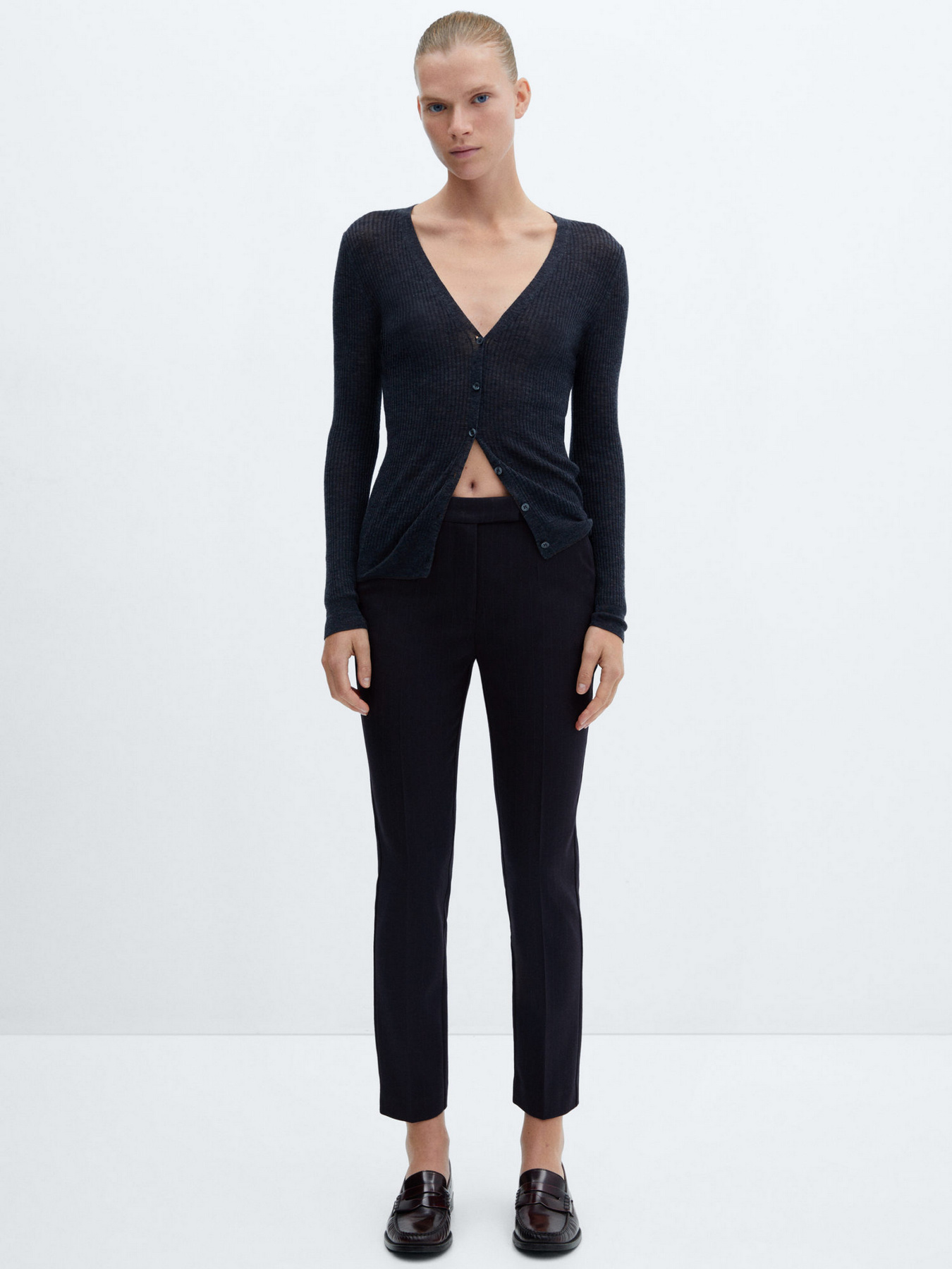 Штани класичні MANGO Warm модель 57013804_56 Фото