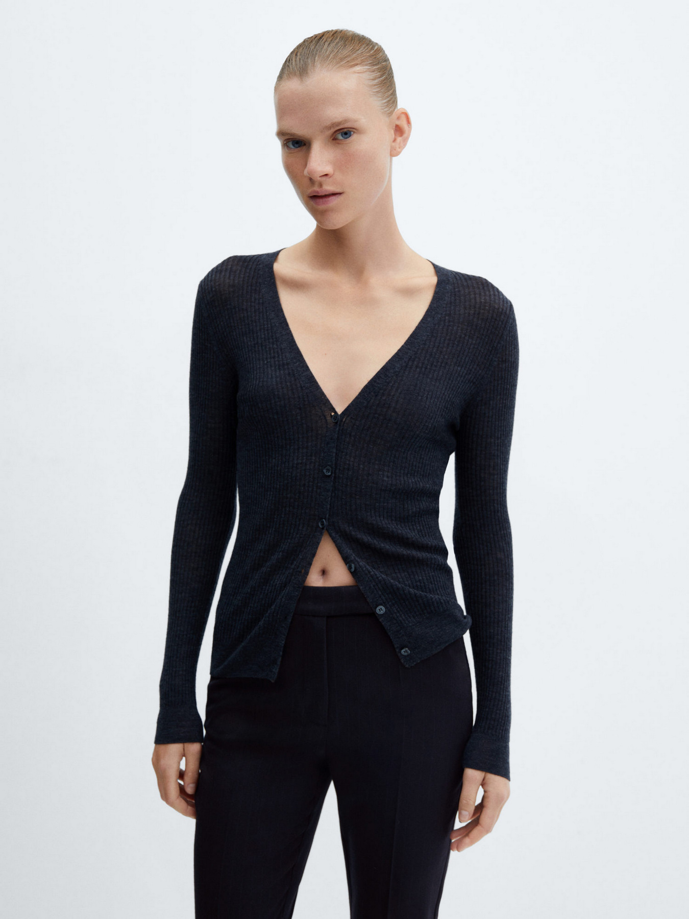 Класичні штани MANGO Warm модель 57013804_56 Фото