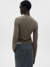 Лонгслів MANGO модель 87020445_37 Фото