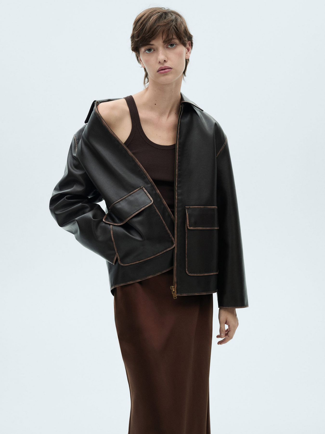 Спідниця міді MANGO модель 87070455_32 Фото