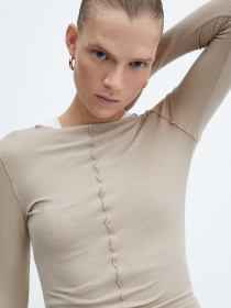 Лонгслів MANGO Kansas модель 57025982_8 Фото