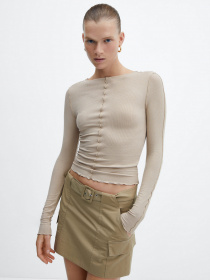 Лонгслів MANGO Kansas модель 57025982_8 Фото