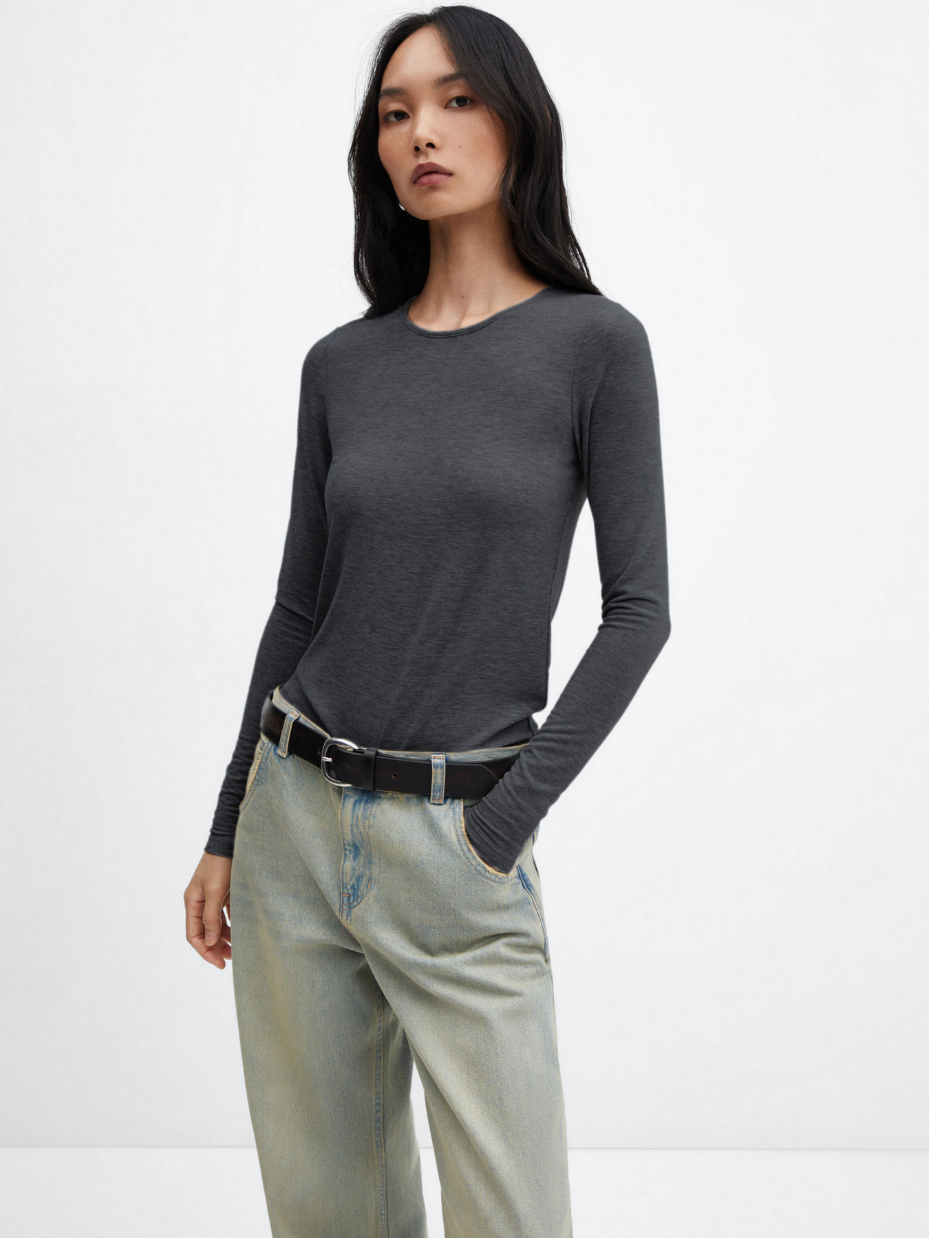 Лонгслив MANGO Lucy модель 57087731_96 Фото