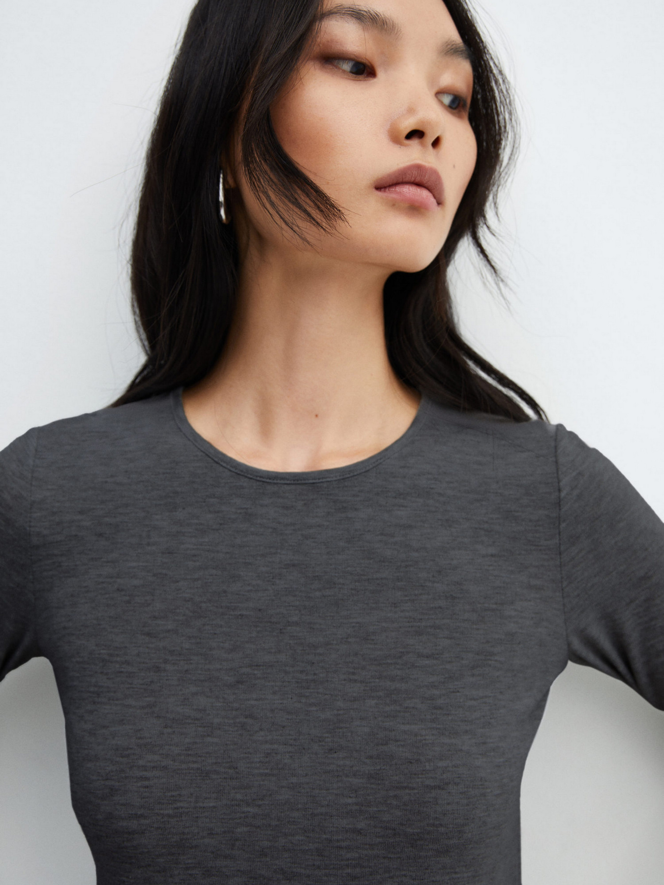 Лонгслів MANGO Lucy модель 57087731_96 Фото