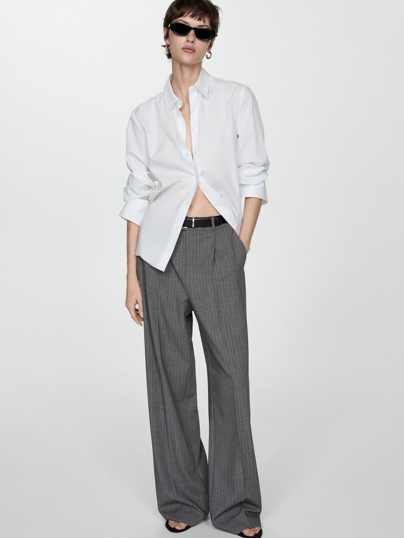 Класичні штани MANGO модель 77004769_92 Фото