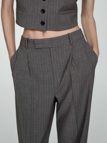 Класичні штани MANGO модель 77004769_92 Фото