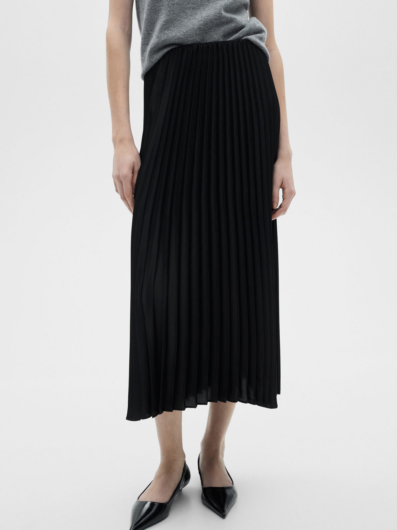 Спідниця міді MANGO модель 87060447_99 Фото