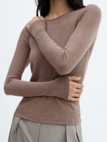 Лонгслів MANGO Lucy модель 57087731_35 Фото