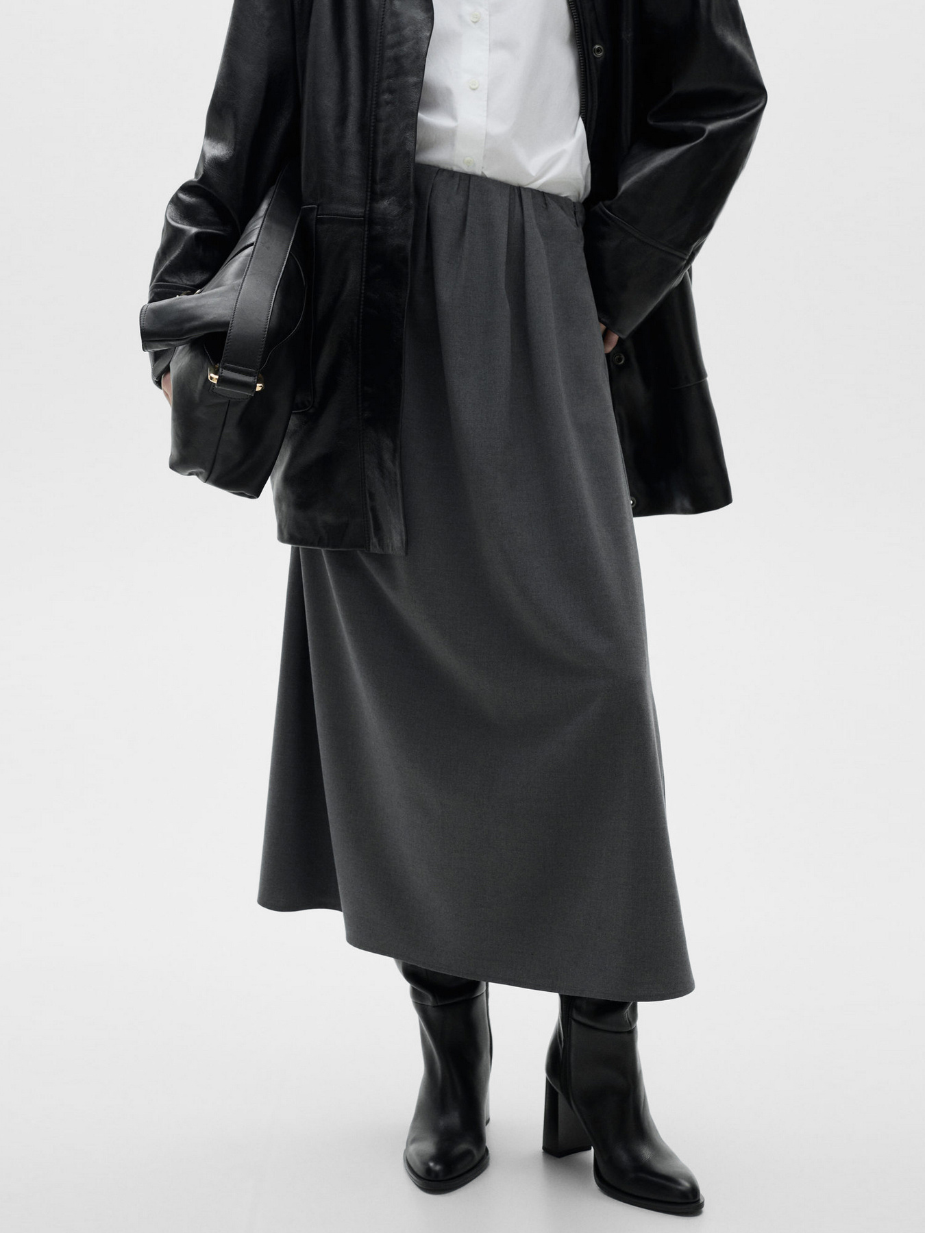 Спідниця міді MANGO модель 87030654_92 Фото