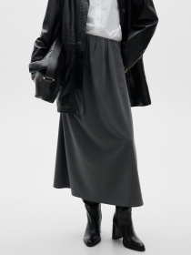 Юбка миди MANGO модель 87030654_92 Фото