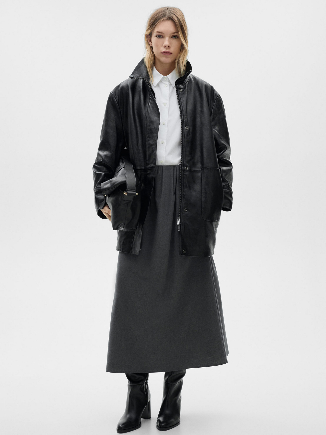 Спідниця міді MANGO модель 87030654_92 Фото