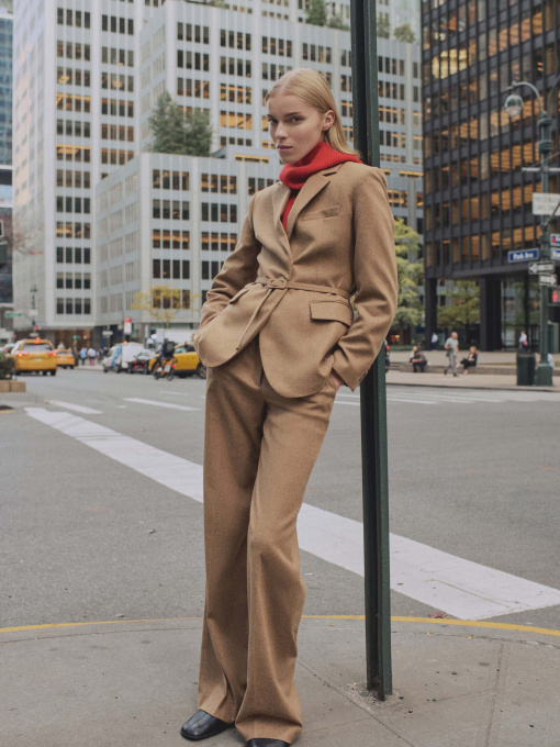 Классические штаны MANGO модель 87090652_31 Фото