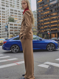 Класичні штани MANGO модель 87090652_31 Фото