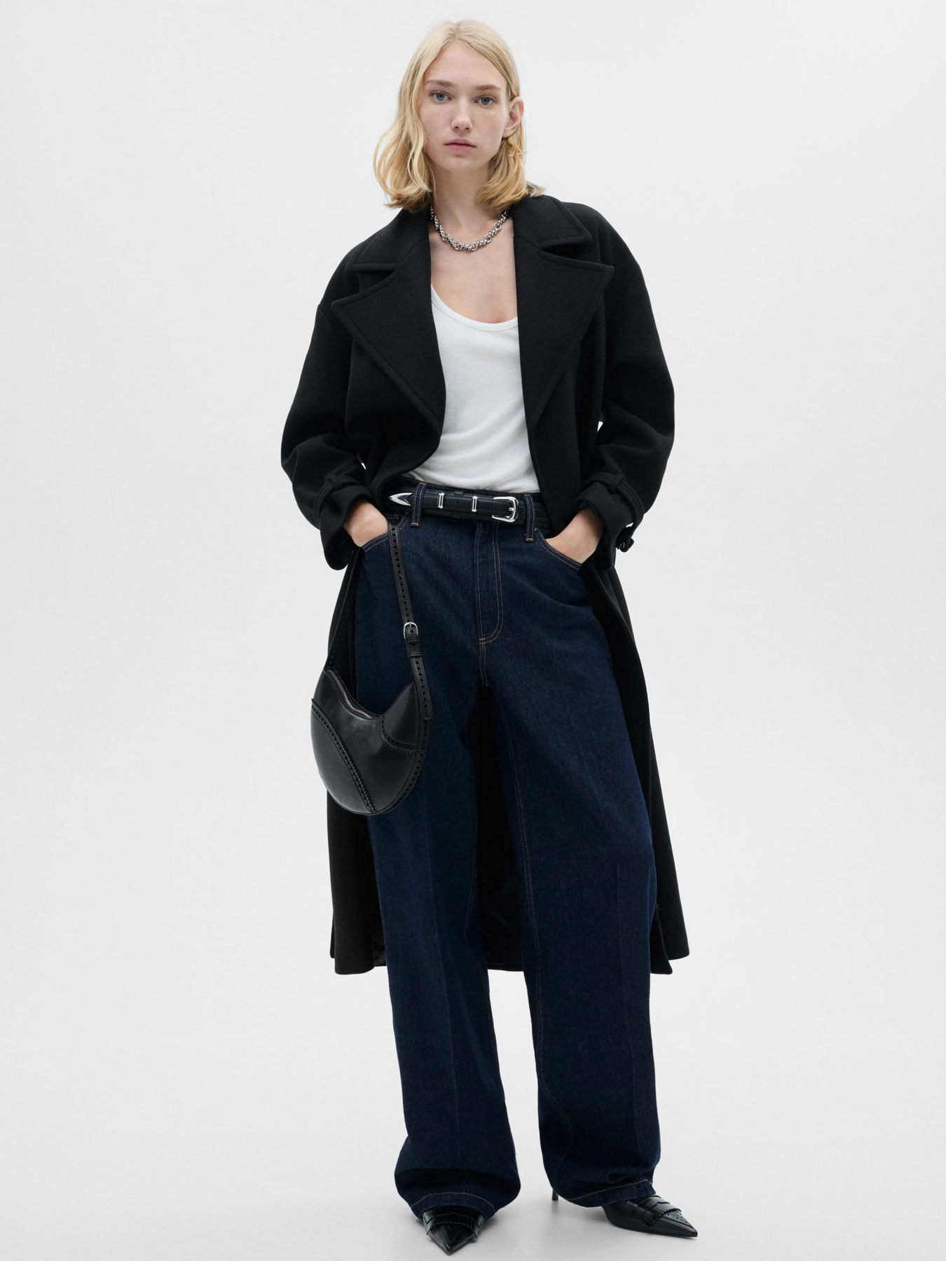 Пальто MANGO модель 87040454_99 Фото