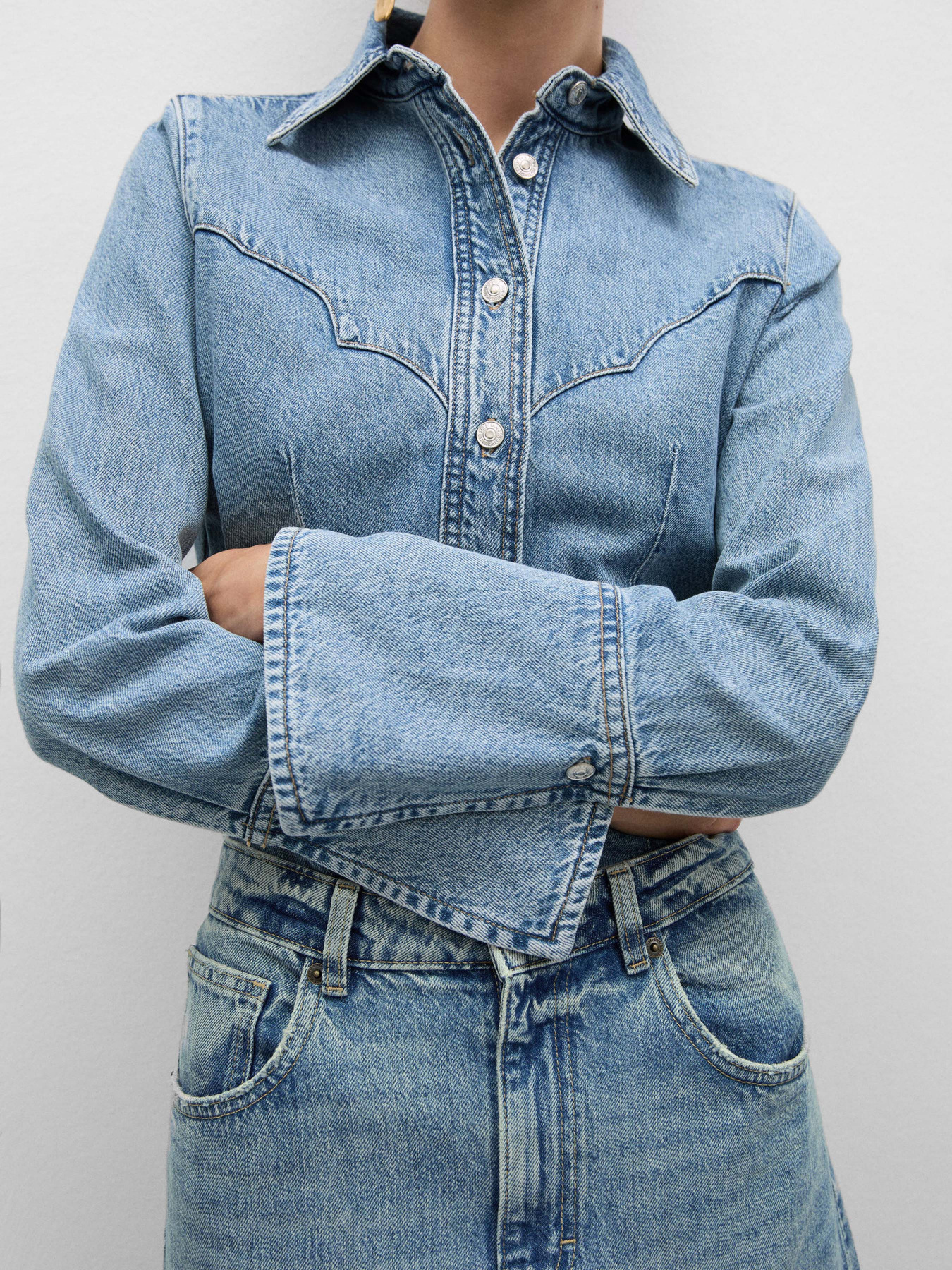 Куртка-сорочка MANGO модель 77024039_TM Фото