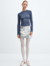 Лонгслів MANGO Saute модель 57037755_59 Фото