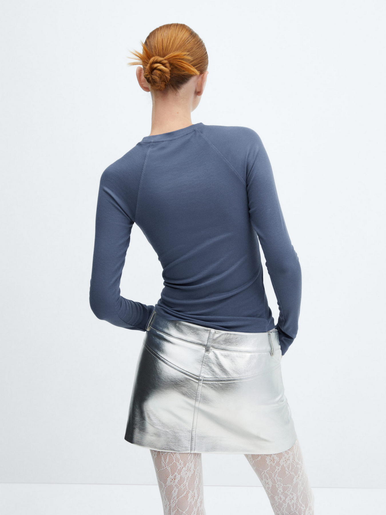 Лонгслів MANGO Saute модель 57037755_59 Фото