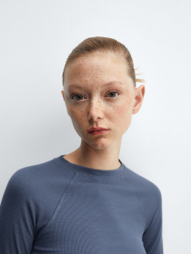 Лонгслів MANGO Saute модель 57037755_59 Фото