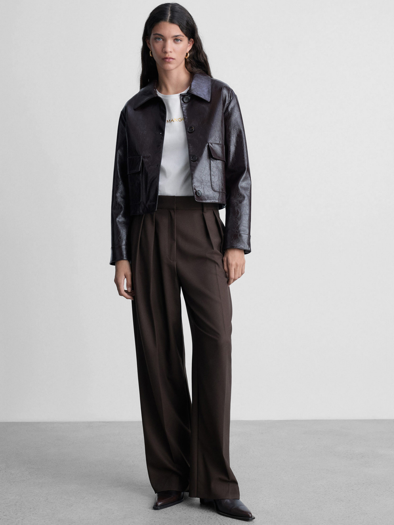 Футболка MANGO модель 87040291_1 Фото