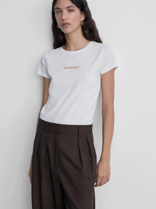 Футболка MANGO модель 87040291_1 Фото