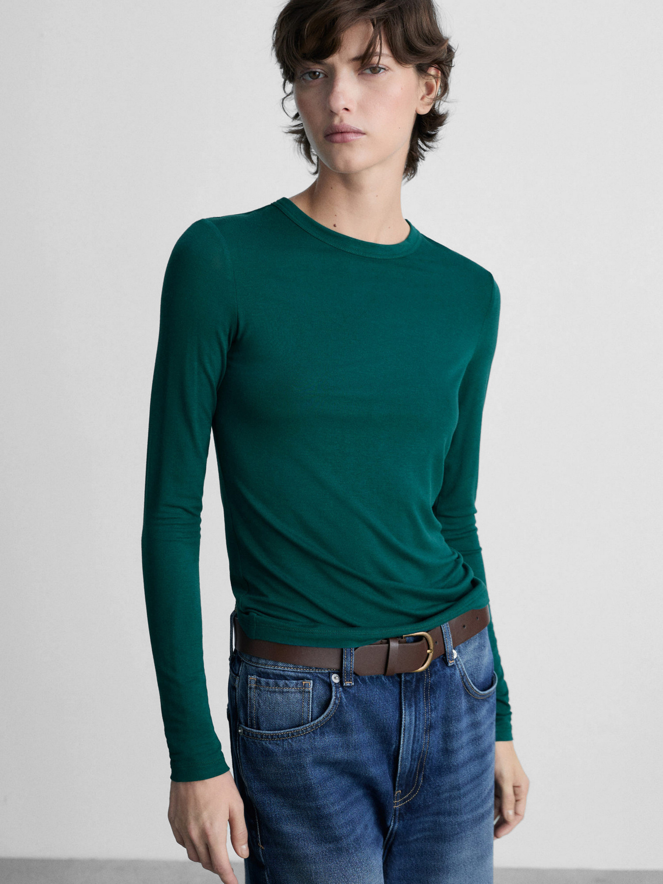 Лонгслив MANGO модель 87080619_49 Фото