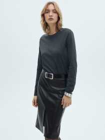 Спідниця міді MANGO модель 87080433_99 Фото