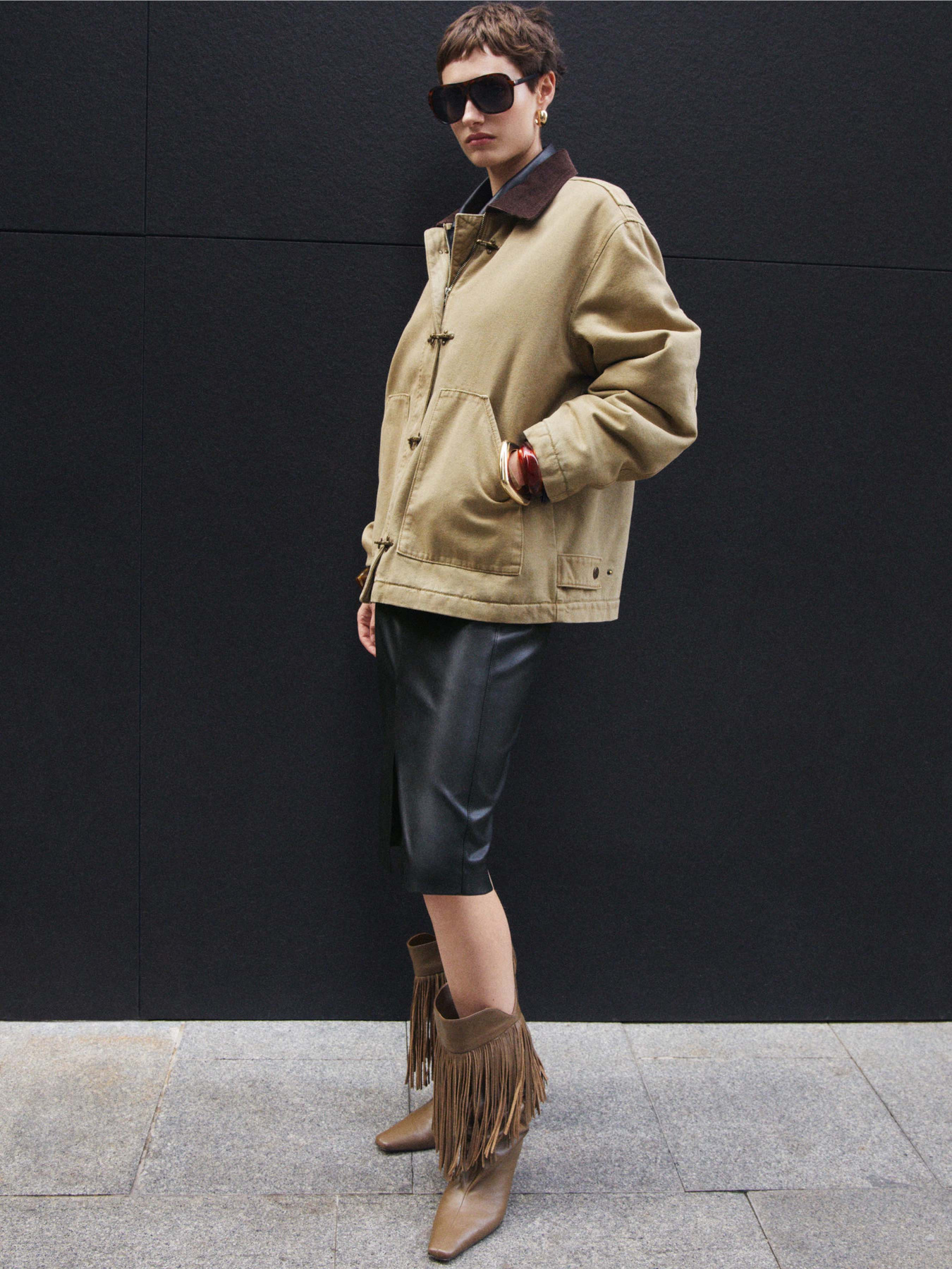 Спідниця міді MANGO модель 87080433_99 Фото