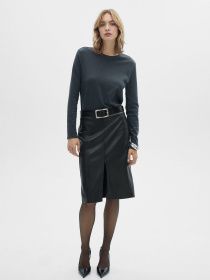 Спідниця міді MANGO модель 87080433_99 Фото