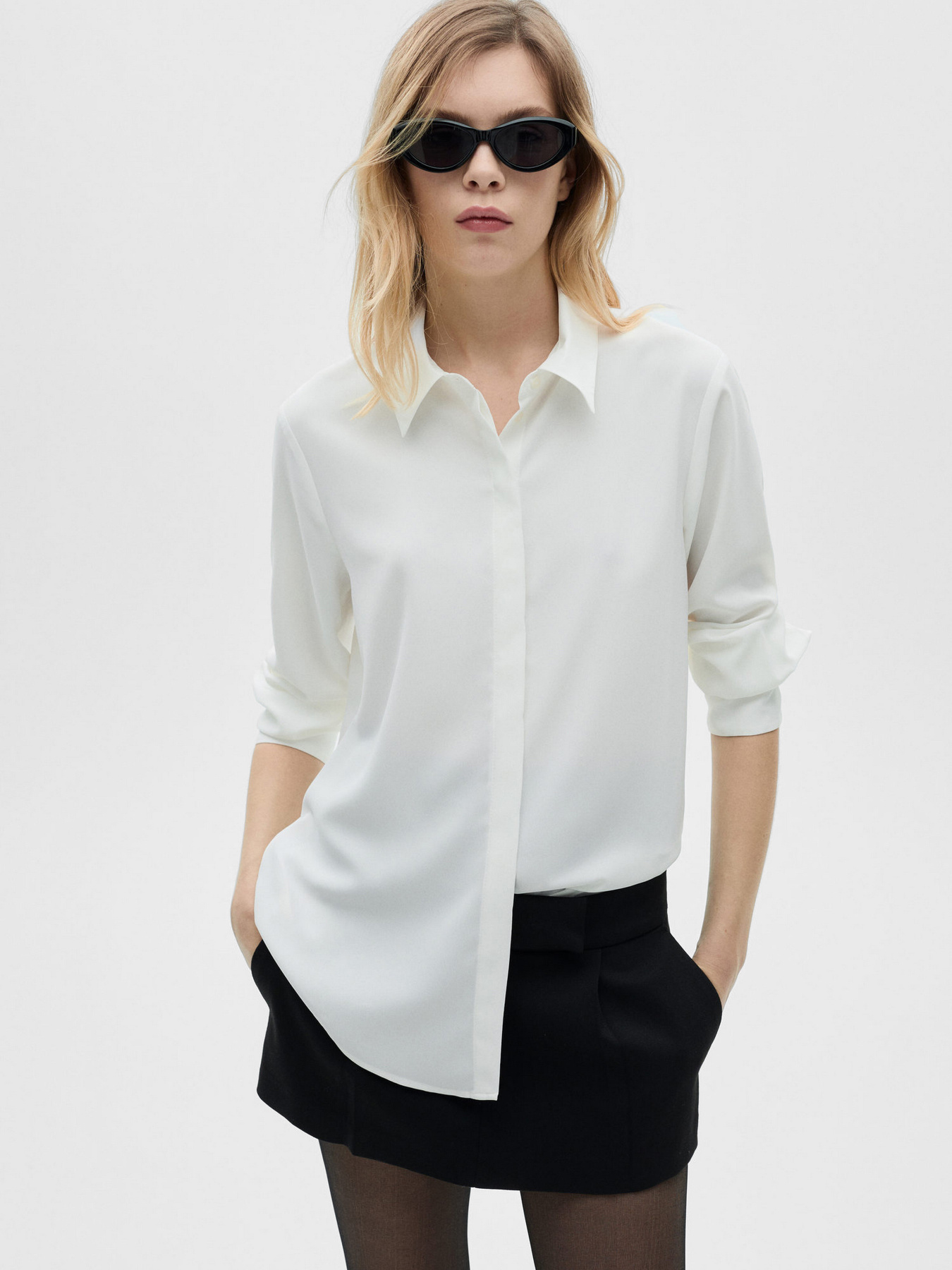 Сорочка повсякденна MANGO модель 87000351_2 Фото