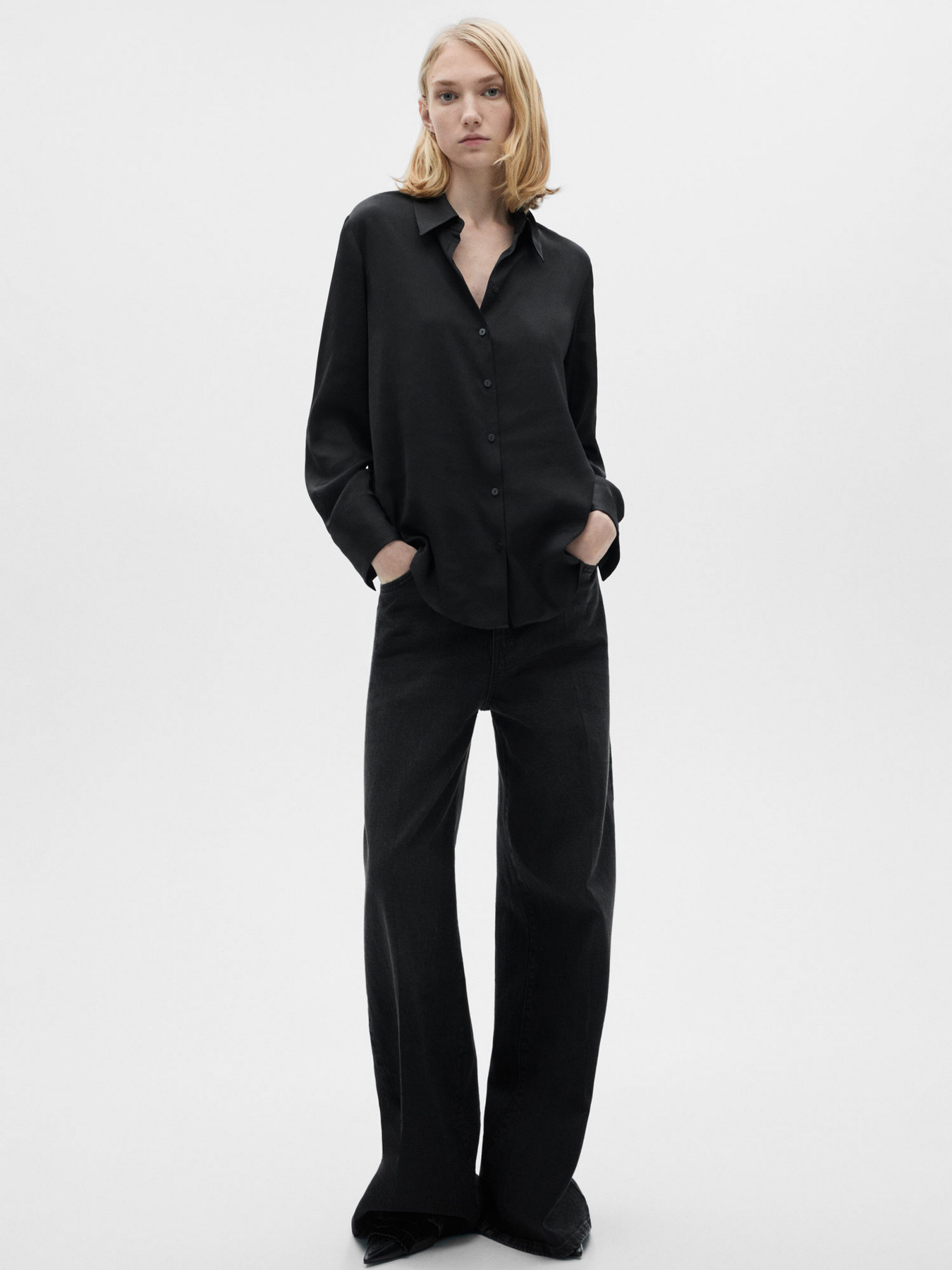 Сорочка повсякденна MANGO модель 87090415_99 Фото