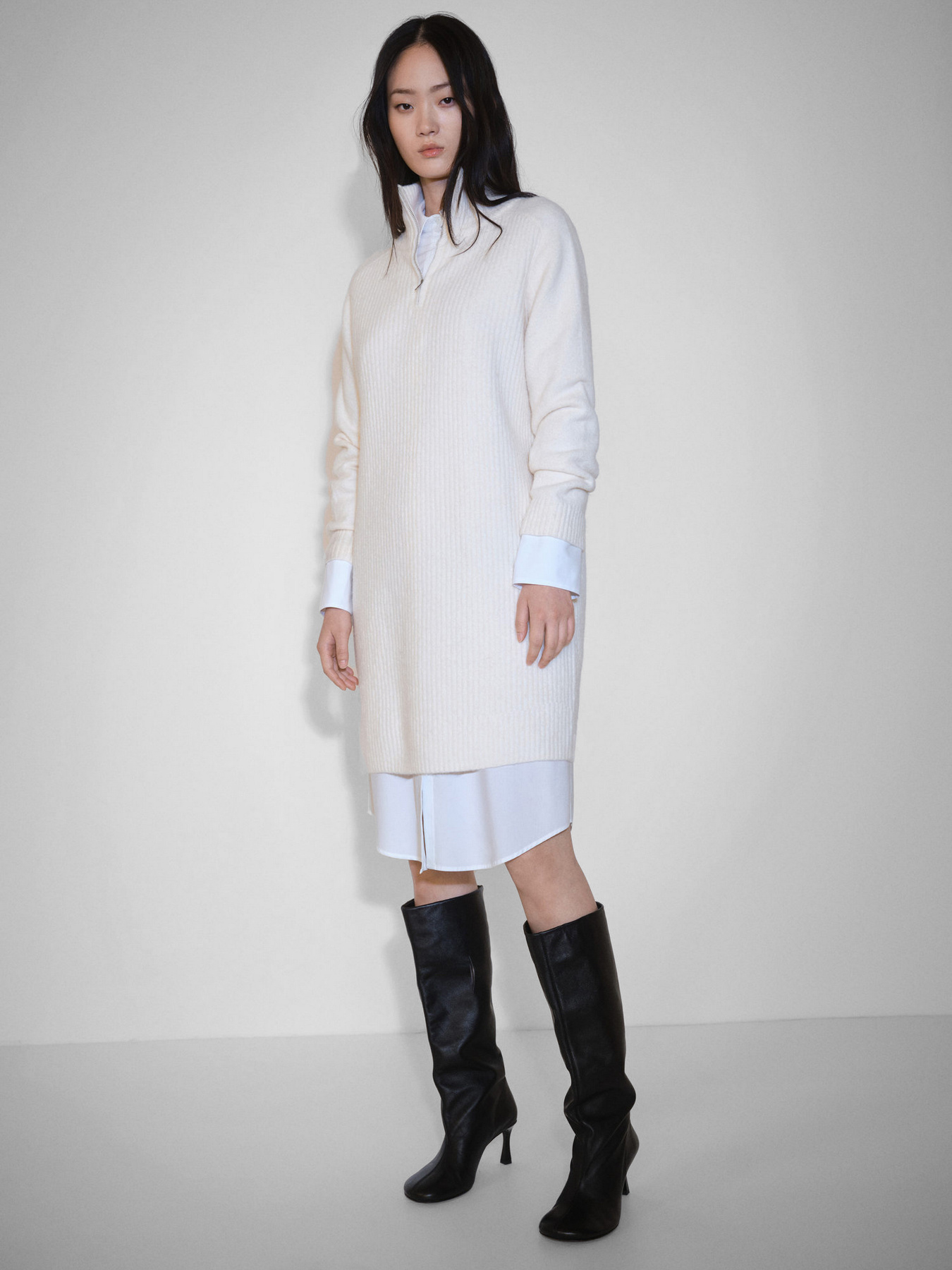 Платье миди MANGO модель 77068273_5 Платье миди MANGO модель 77068273_5 Фото