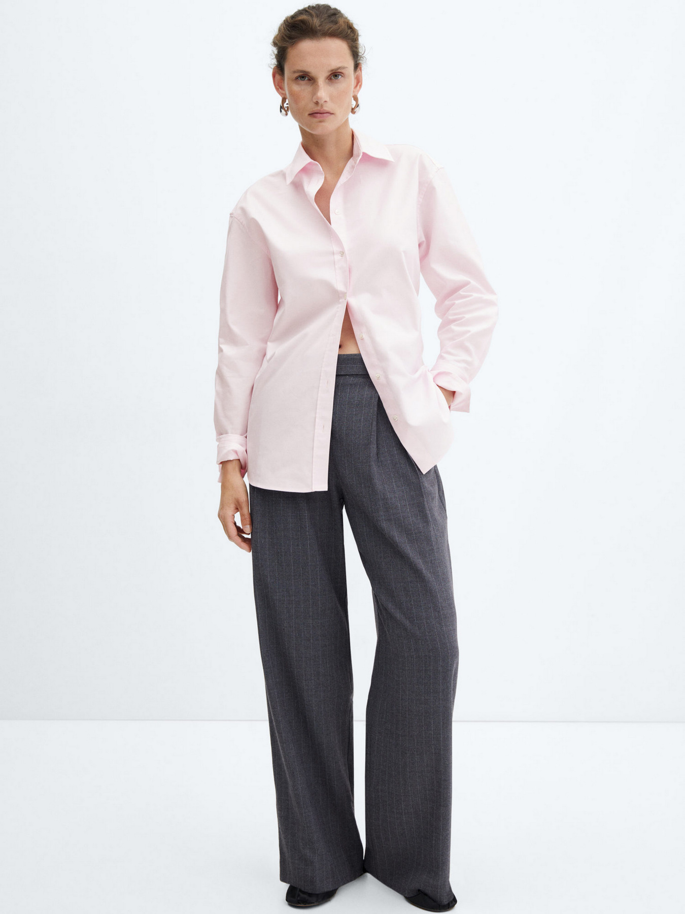 Сорочка MANGO Colete модель 57034782_85 Фото