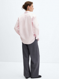 Рубашка повседневная MANGO Colete модель 57034782_85 Фото