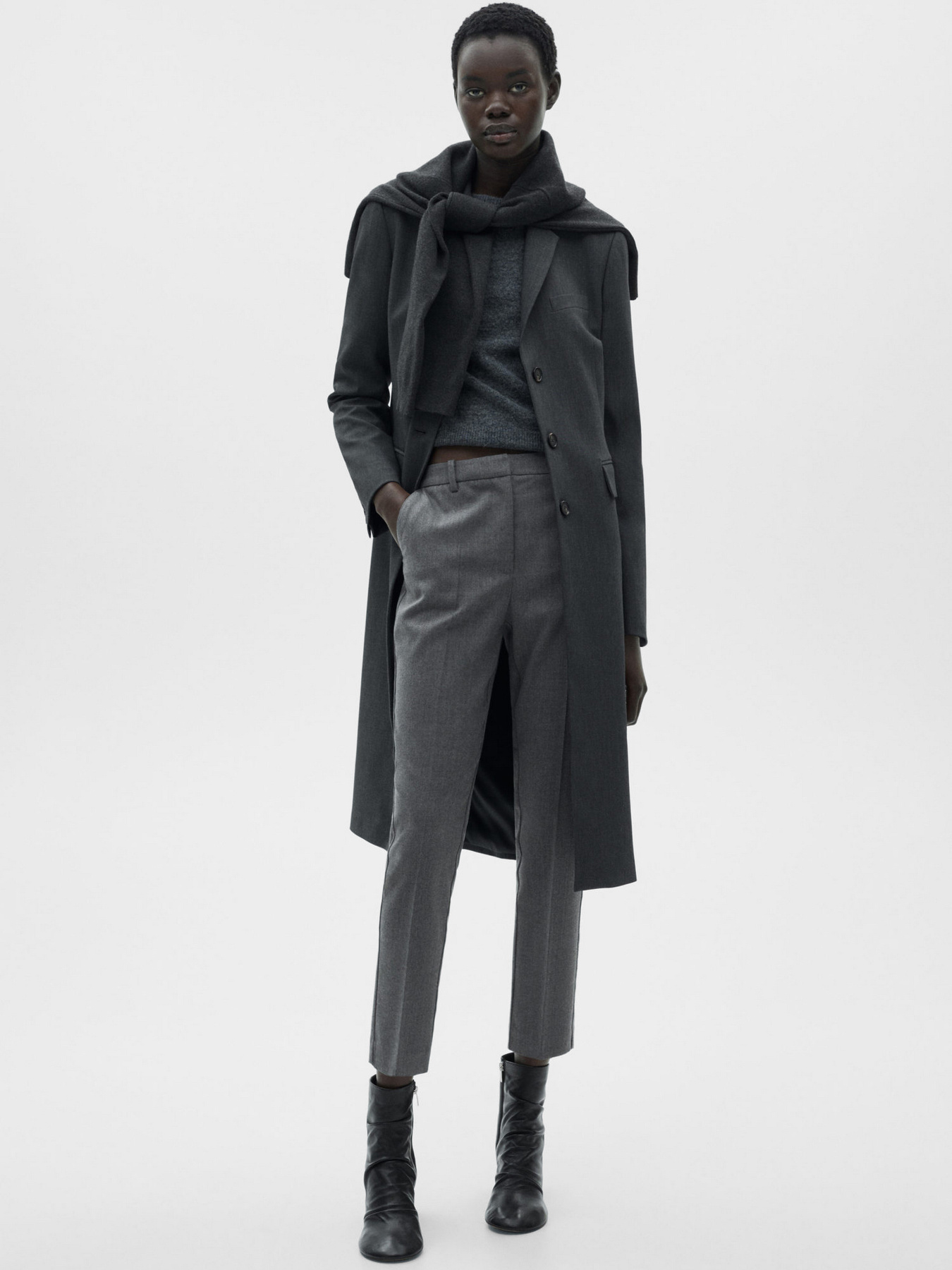 Штани класичні MANGO модель 87090615_92 Фото