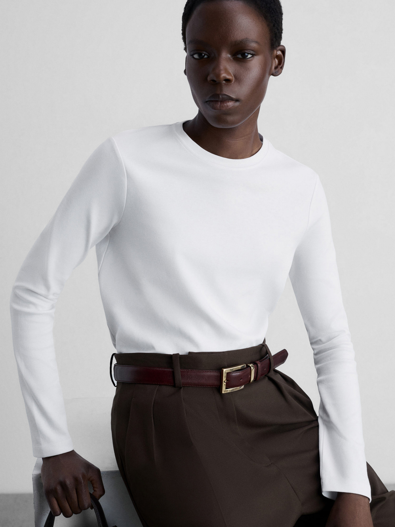 Лонгслив MANGO модель 87000441_1 Фото