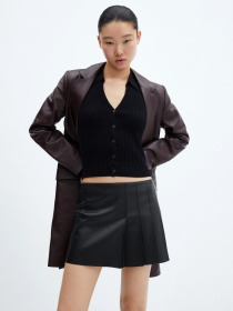 Спідниця міні MANGO Merlot модель 57046713_99 Фото