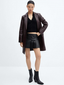 Юбка мини MANGO Merlot модель 57046713_99 Юбка мини MANGO Merlot модель 57046713_99 Фото