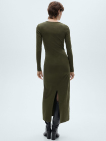 Сукня міді MANGO модель 87090417_37 Фото