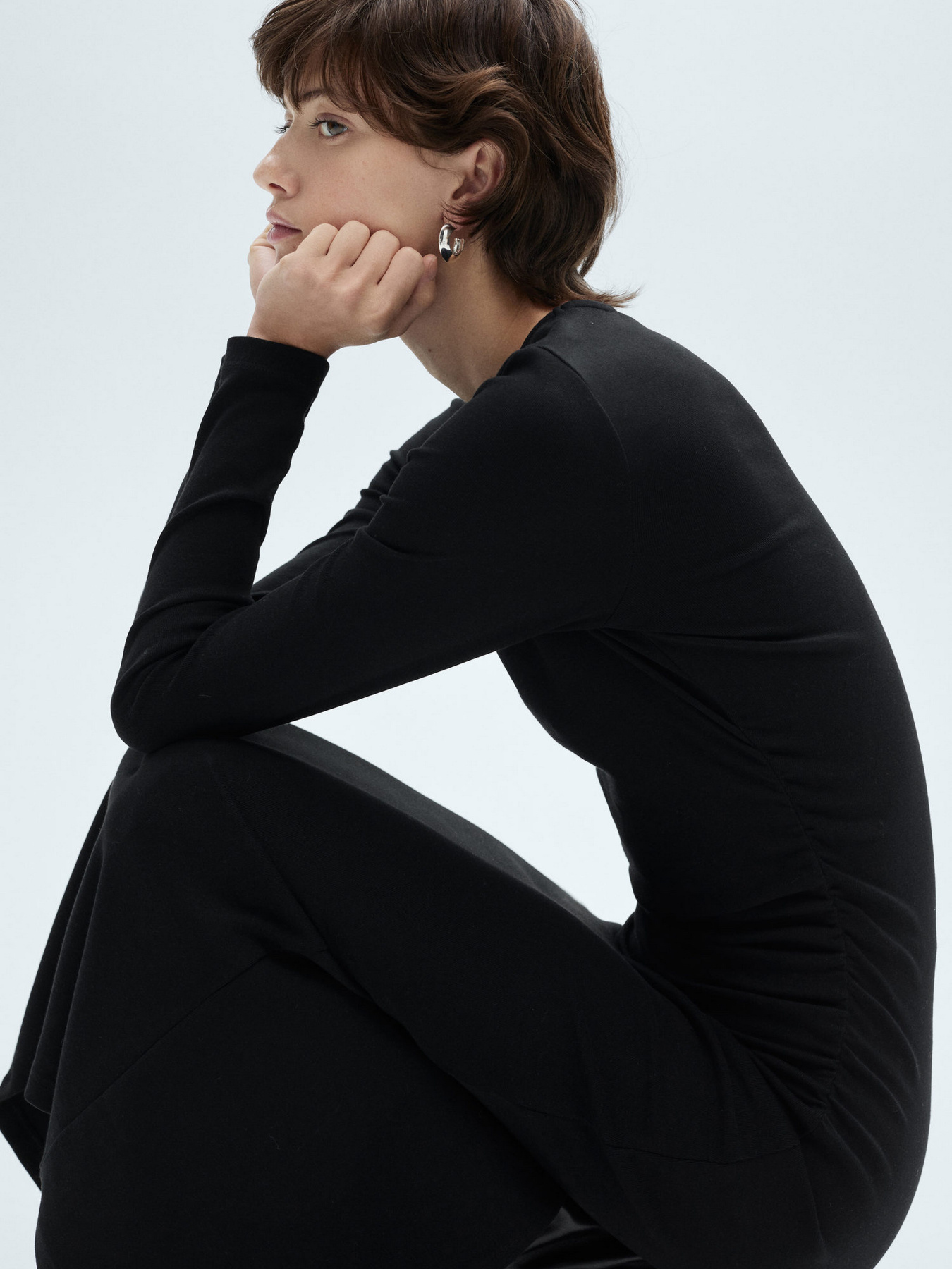 Платье миди MANGO модель 87090417_99 Фото