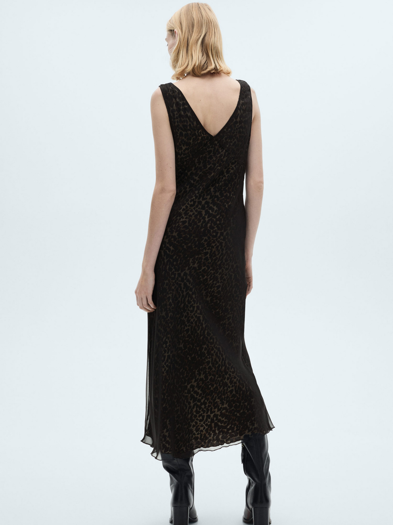 Платье миди MANGO модель 87090613_99 Фото