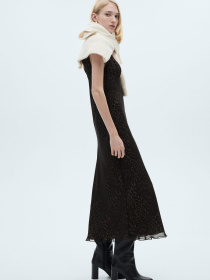 Платье миди MANGO модель 87090613_99 Фото