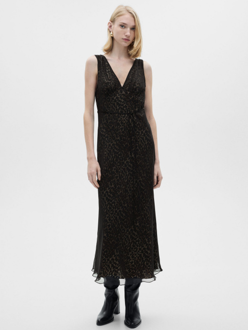 Платье миди MANGO модель 87090613_99 Фото