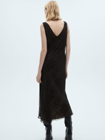 Платье миди MANGO модель 87090613_99 Платье миди MANGO модель 87090613_99 Фото