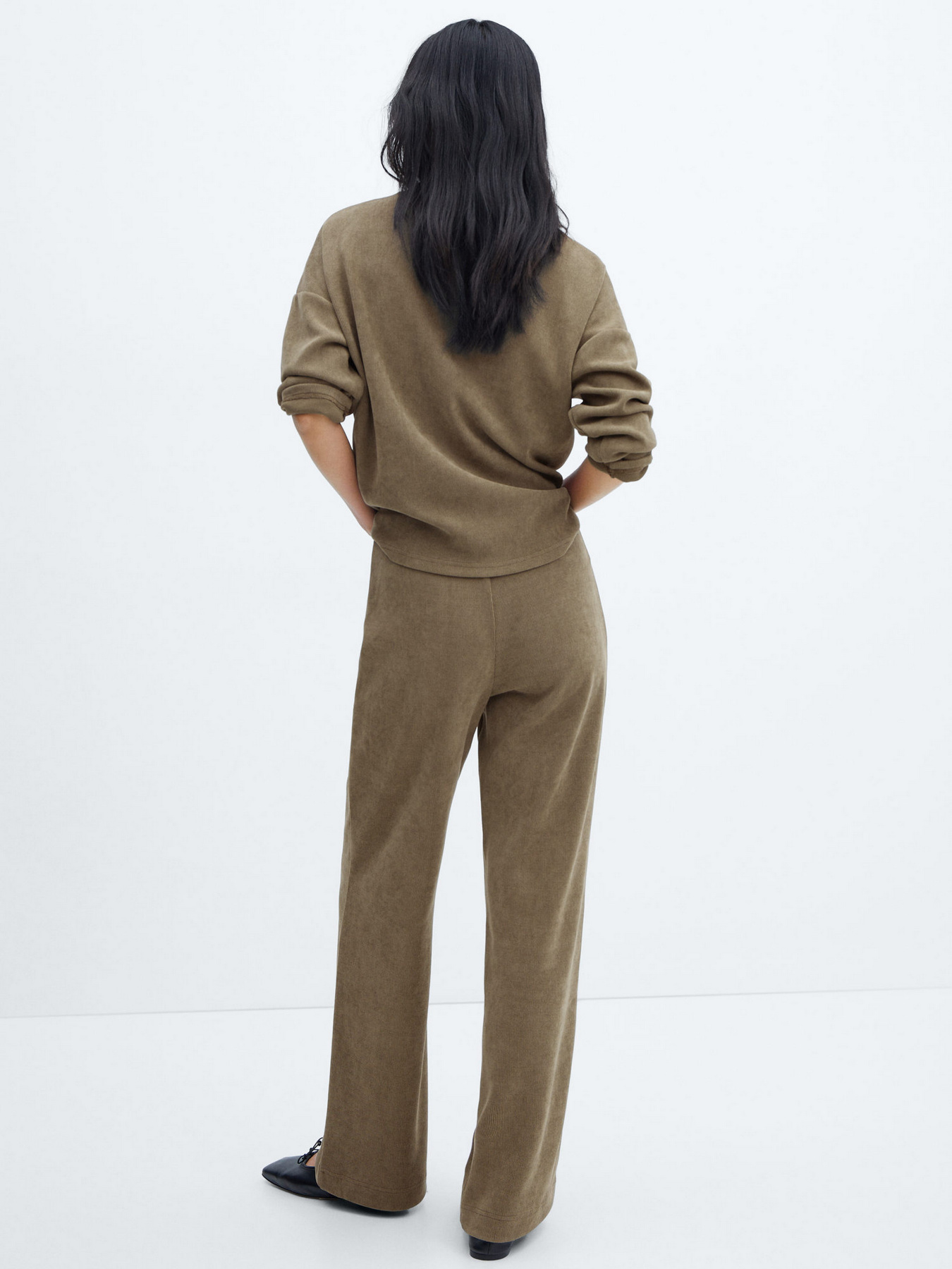 Брюки повседневные MANGO Panna модель 57087741_95 Фото