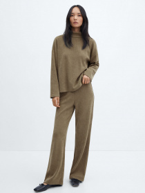 Брюки повседневные MANGO Panna модель 57087741_95 Фото