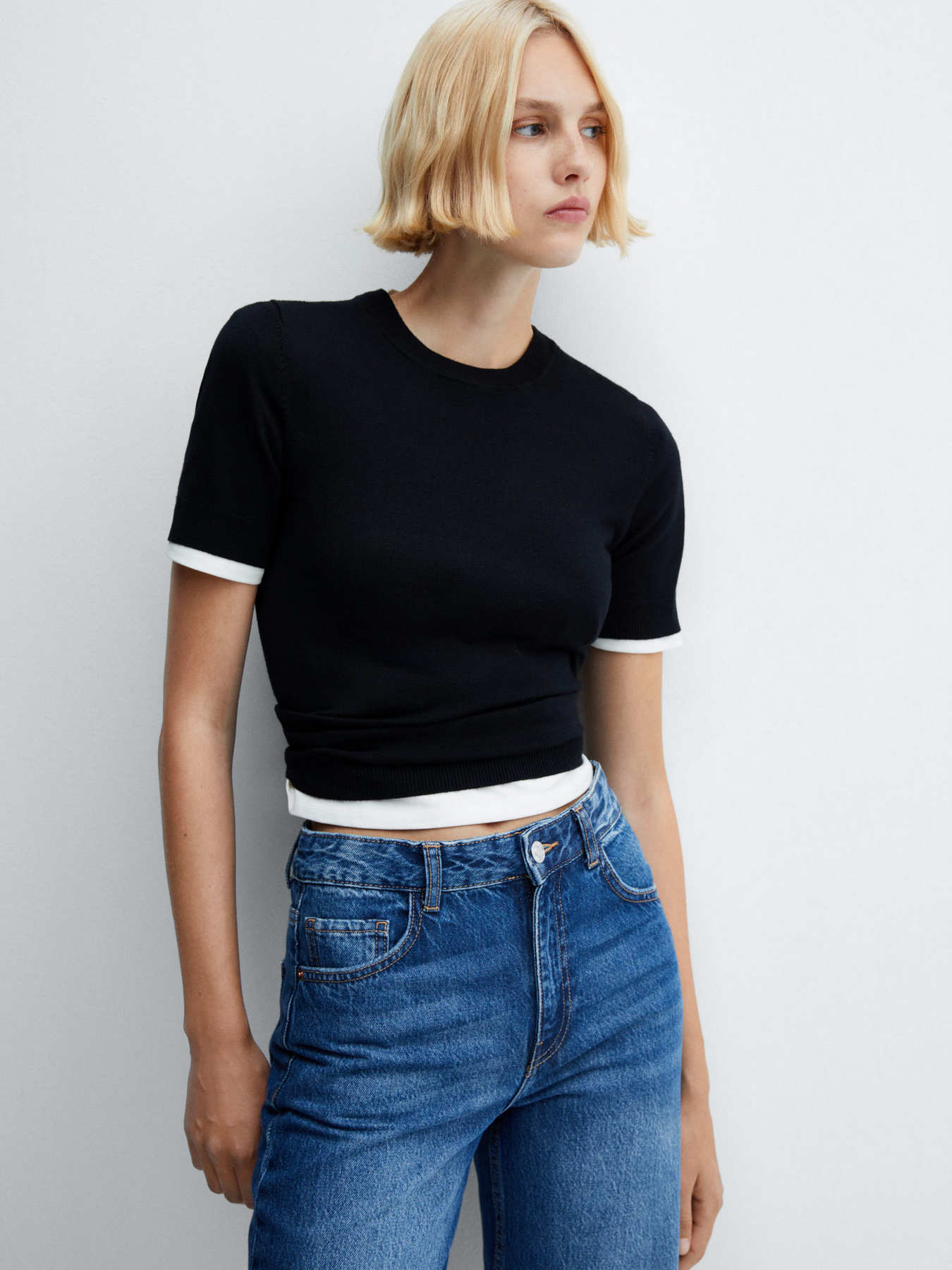 Широкие джинсы MANGO Danila модель 57005977_TO Фото