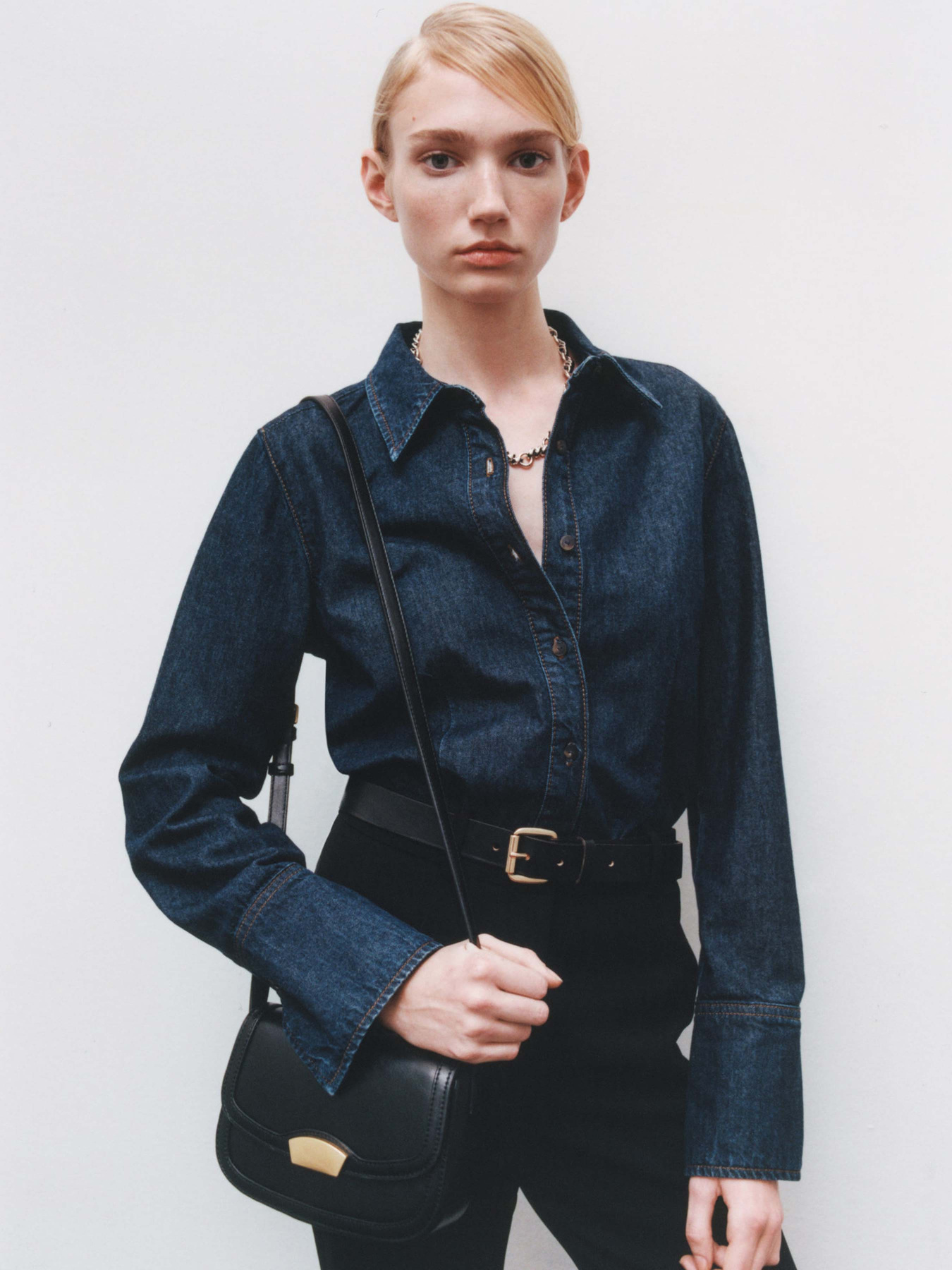 Кросс-боди MANGO модель 87050416_99 Фото