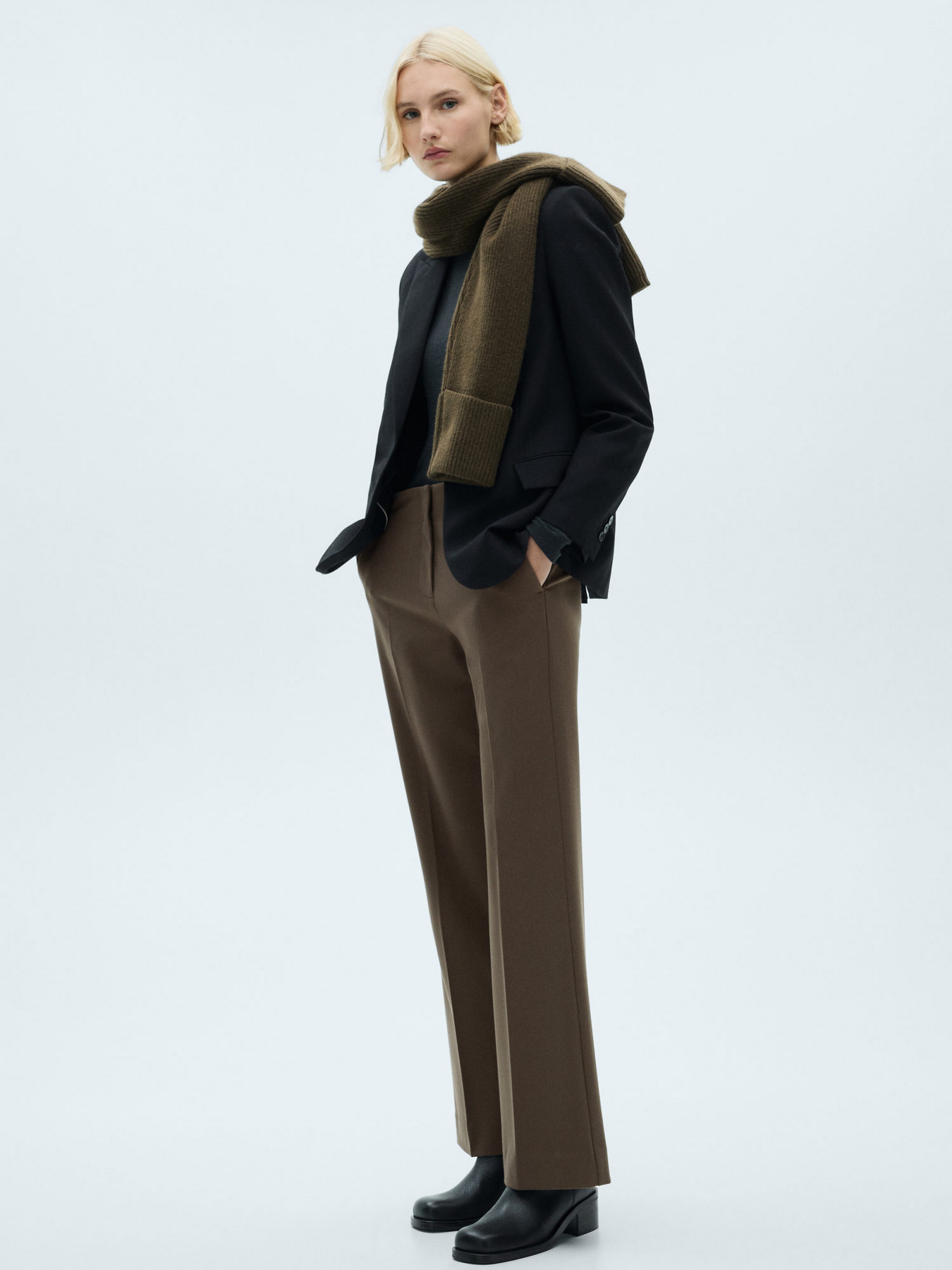 Штани класичні MANGO модель 87072537_35 Фото