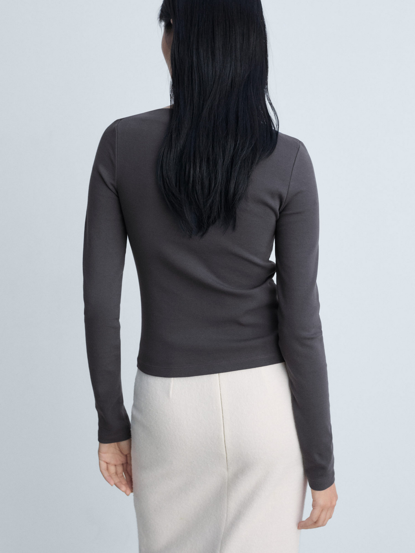 Лонгслив MANGO модель 87043281_95 Фото