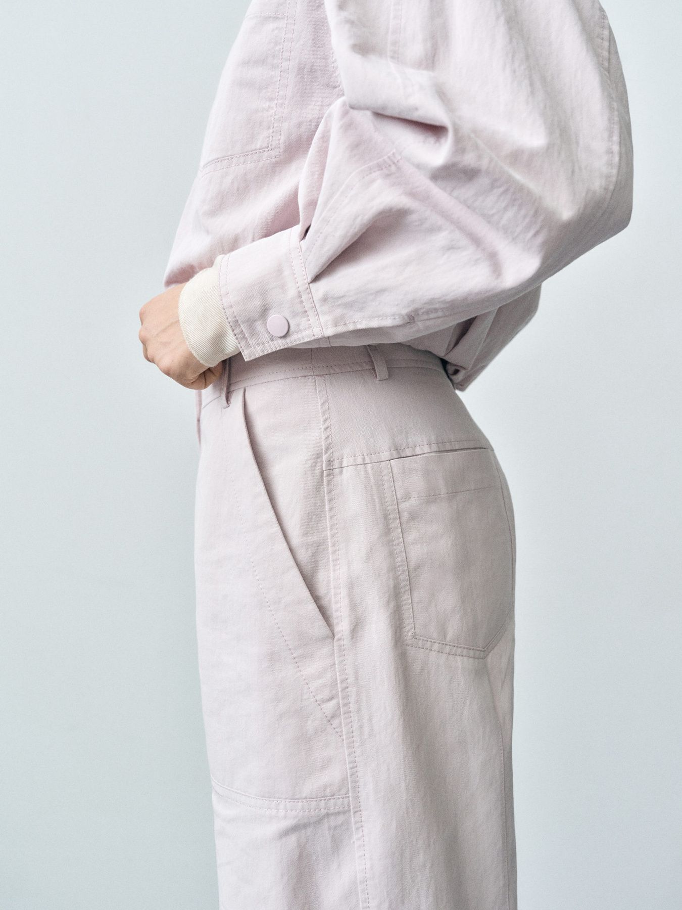 Штани повсякденні MANGO модель 87032538_61 Фото